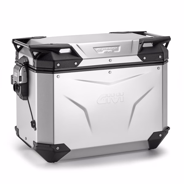 GIVI CAM-SIDE PANNIER LEFT 48LT OUTBACK EVO ALU ANODISED -LOCK SEPARATE