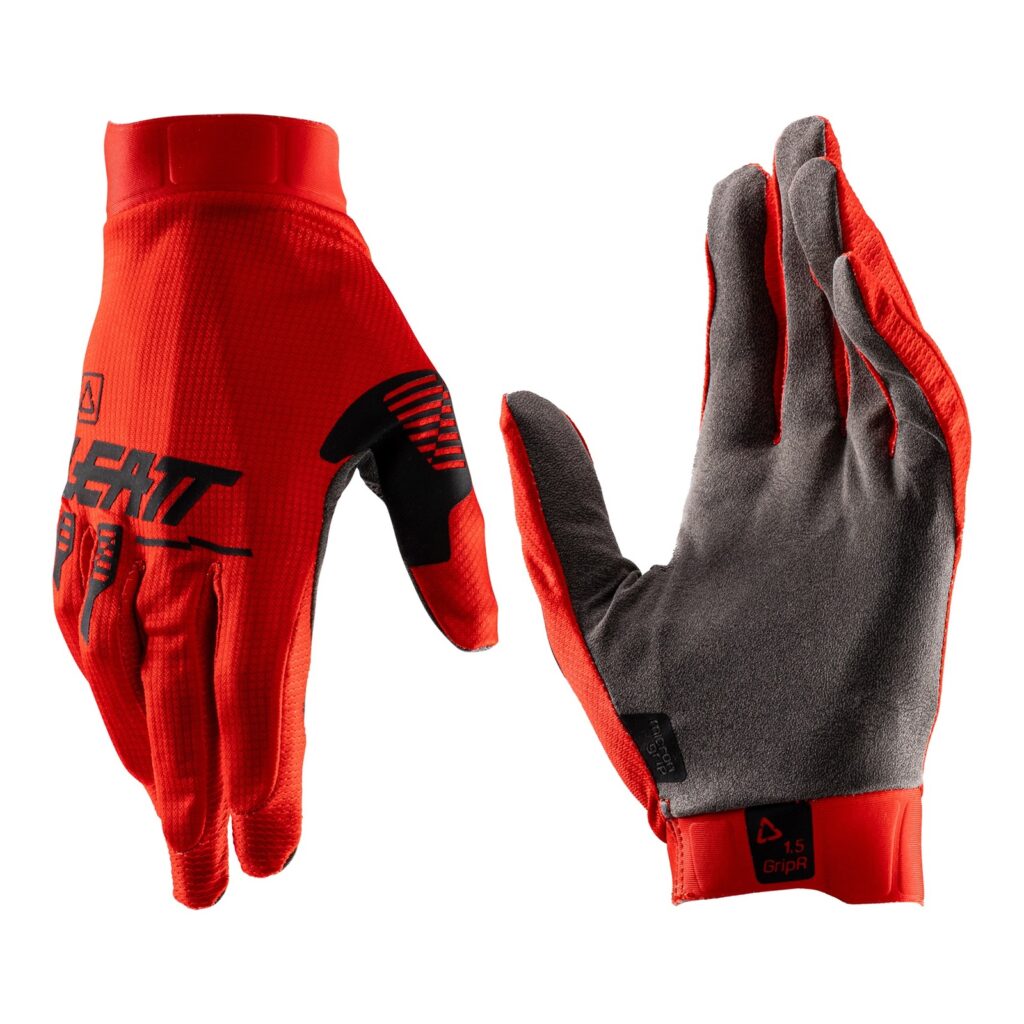 Leatt 1.5 GripR Motocross Gloves Red