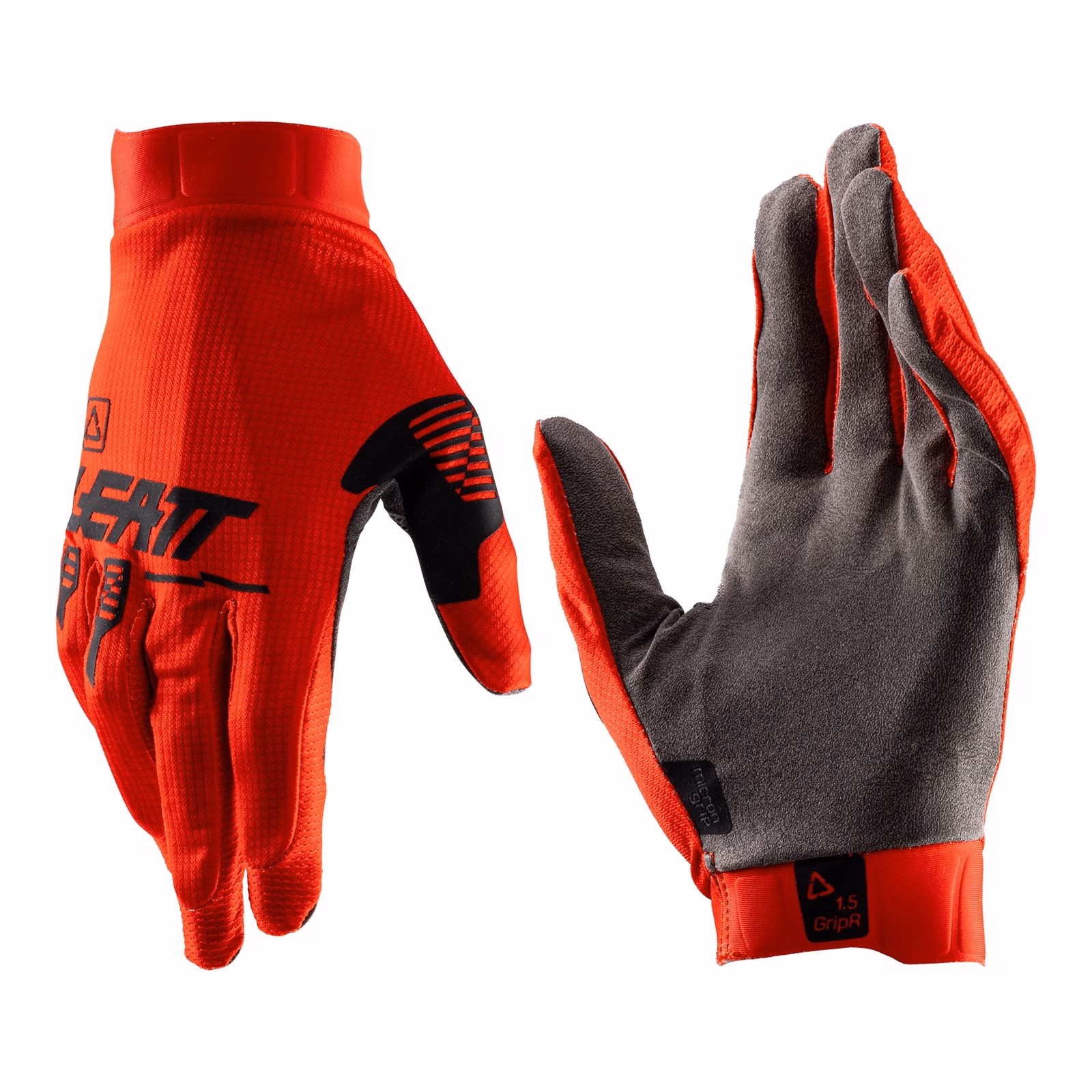 Leatt 1.5 GripR Motocross Gloves Red - Image 1