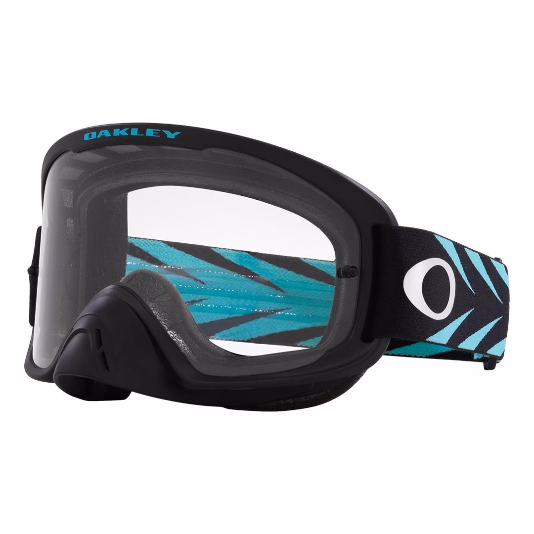Oakley O-Frame 2.0 Pro Motocross Goggles Black Bullet w/ Clear Lens - Image 1
