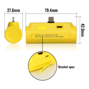 Motobatt Lithium Mini Portable Power Bank 3000mAh - Image 3