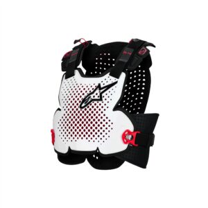 Alpinestars A-4 Plasma Chest Protector Black/Red/White - Image 1