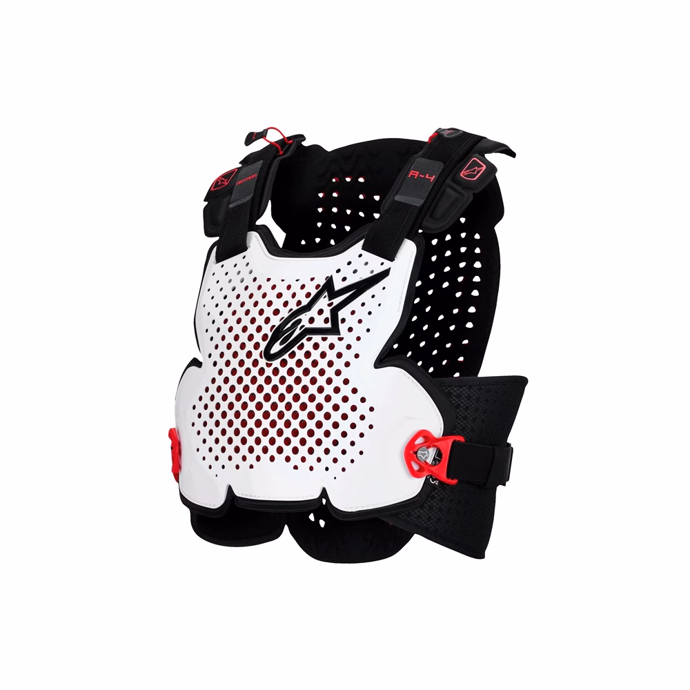 Alpinestars A-4 Plasma Chest Protector Black/Red/White
