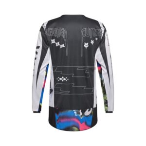 Fox 180 Image Cosmo Motocross Jersey White/Black - Image 2