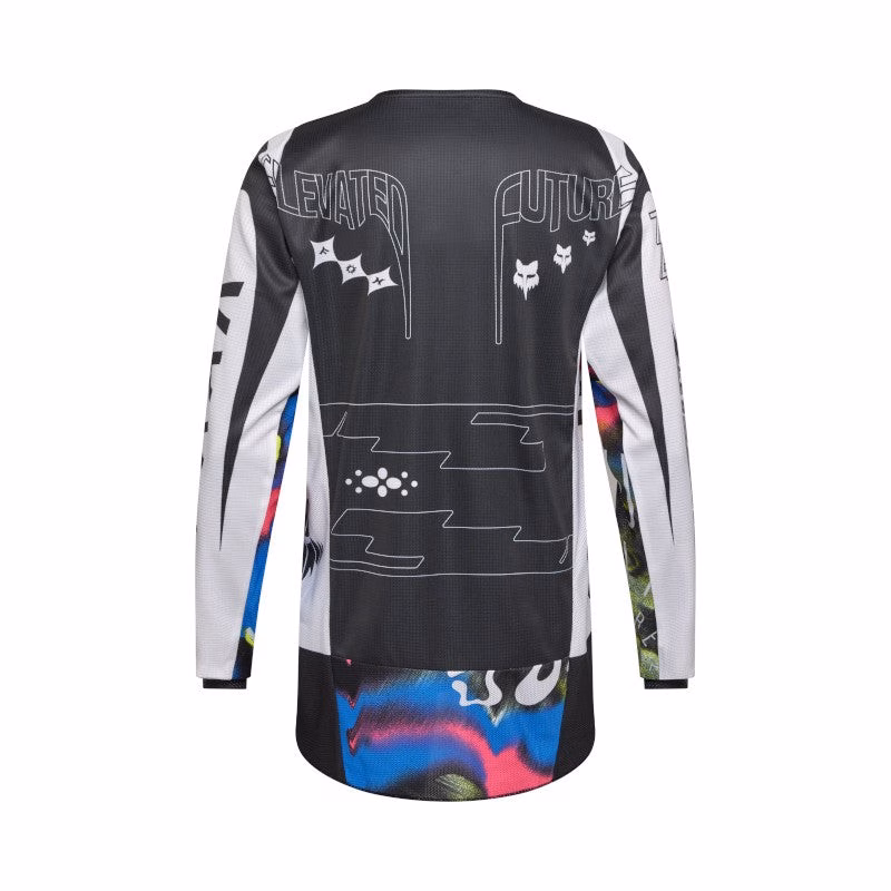 Fox 180 Image Cosmo Motocross Jersey White/Black
