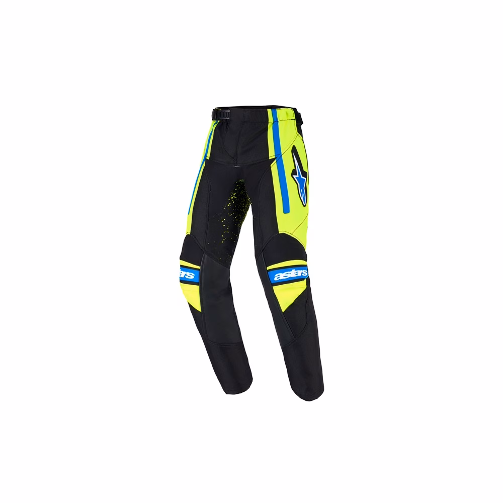 Alpinestars Racer Nomur Motocross Pants Kids Dark Navy/Yellow Fluoro/UCLA Blue
