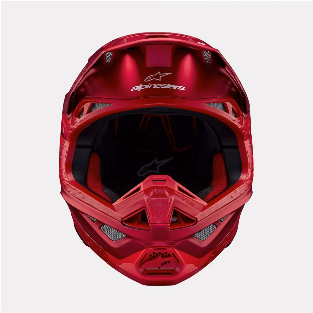 Alpinestars Supertech S-M10 Motocross Helmet Flood Red Fluoro/Red Matte/Gloss