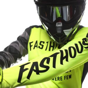 Fasthouse Carbon Eternal Motocross Jersey High-Viz/Black - Image 5