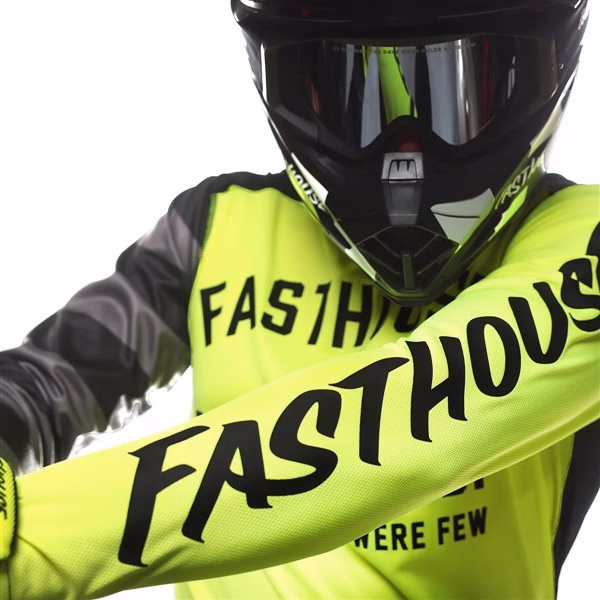 Fasthouse Carbon Eternal Motocross Jersey High-Viz/Black
