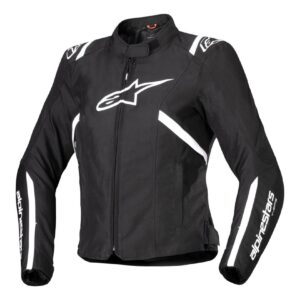 Alpinestars Stella T-SPS v2 WP Road Jacket Ladies Black/White - Image 1