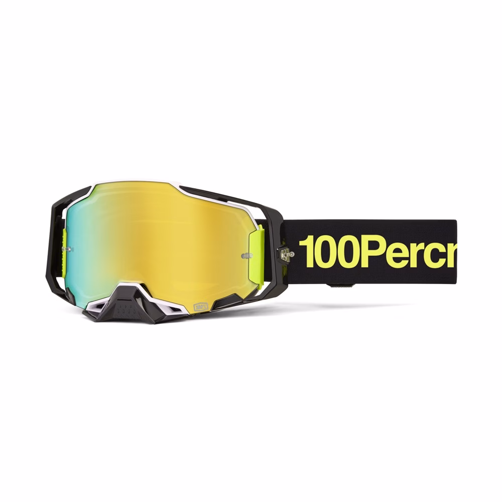 100% Armega Motocross Goggle Orban - Mirror Gold Lens