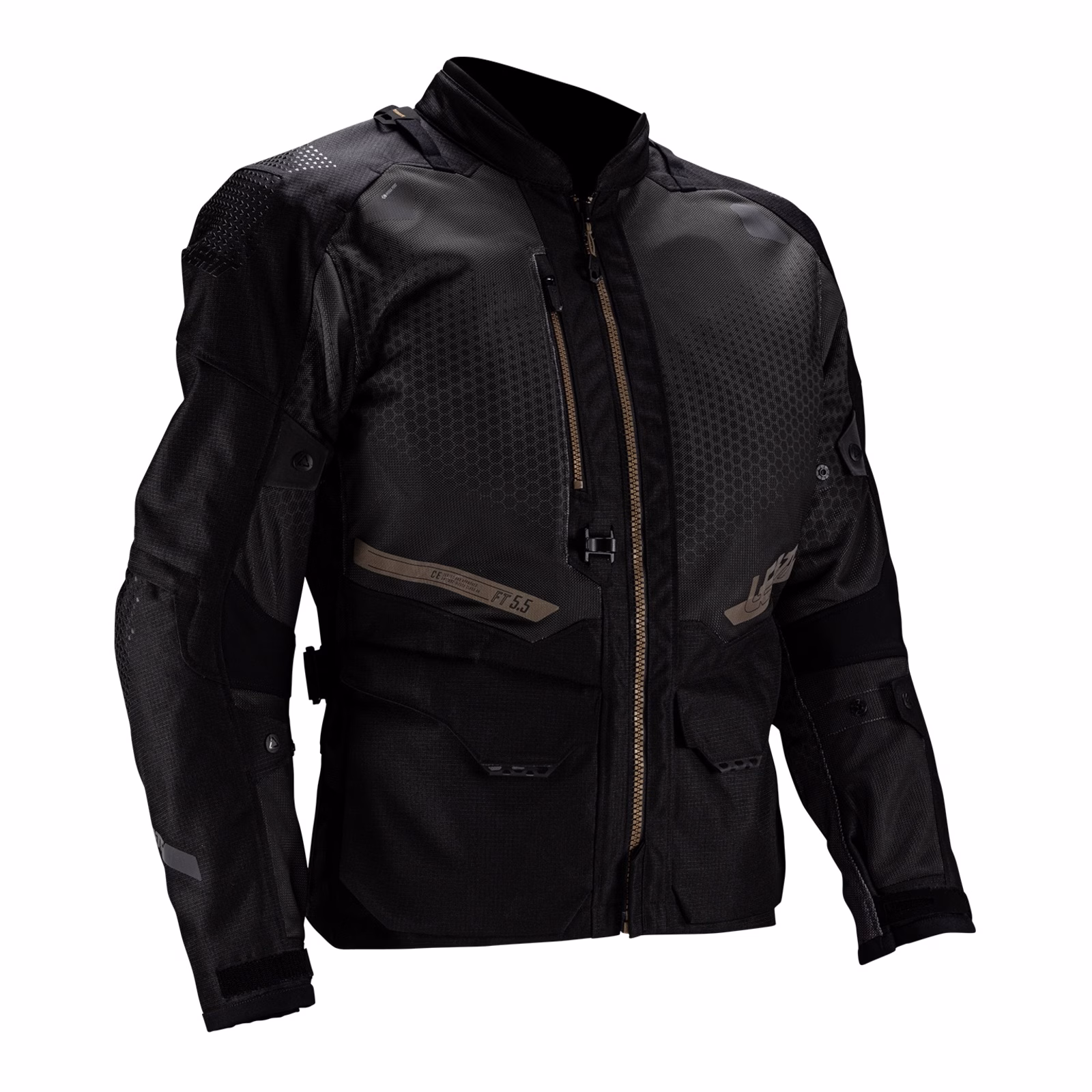 Leatt 5.5 ADV FlowTour Adventure Jackets Stealth - Image 1