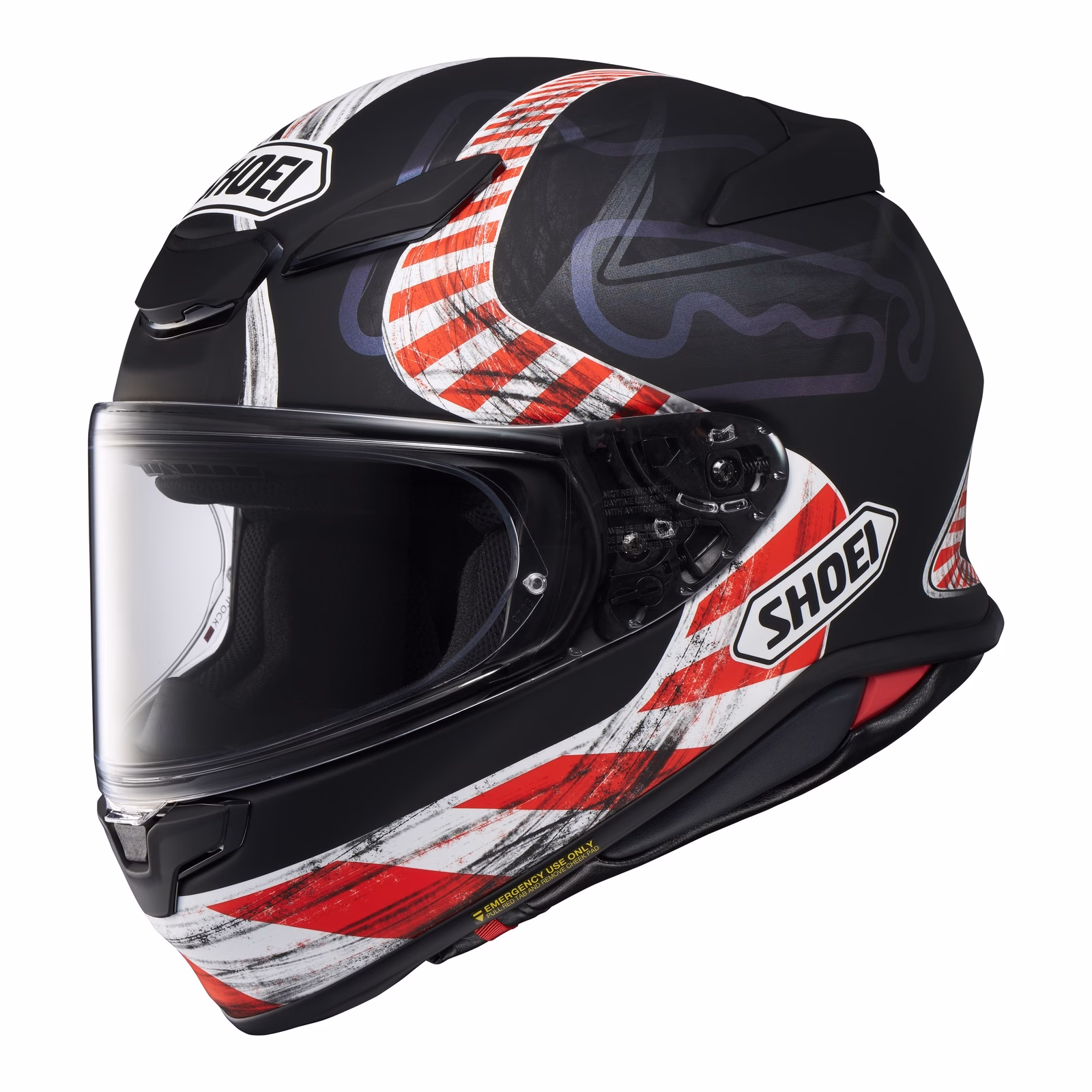 Shoei NXR2 Knee Down Road Helmet TC-5 - Image 1