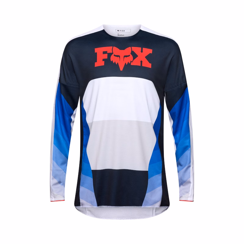Fox 360 Fade Motocross Jersey White/Blue