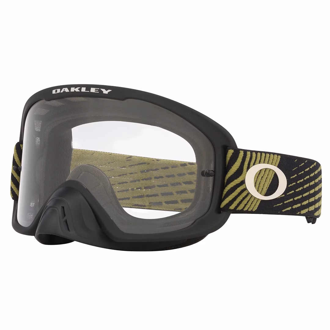 Oakley O-Frame 2.0 Pro MX Goggle Green Rigid w/ Clear Lens - Image 1