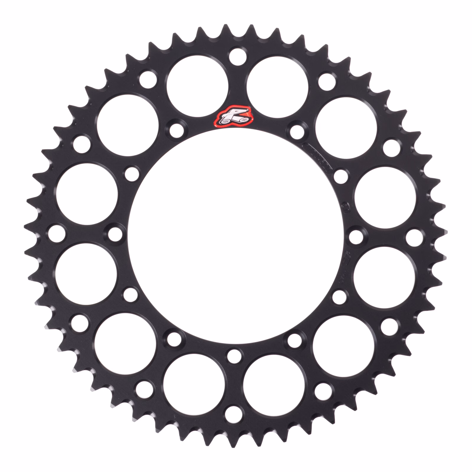 Renthal Sprocket Rear Black 51T Alloy 7075 T6 Grooved - Image 1