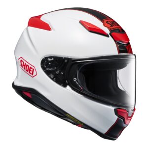 Shoei NXR2 Beaut TC-1 Road Helmet White / Black / Red - Image 3