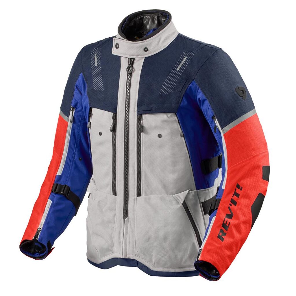 REV'IT! Sand 5 H2O Adventure Jacket Silver/Blue