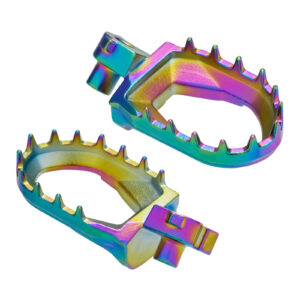Zeta Max Foot Pegs 2-Stroke Yamaha YZ - Oil Slick - Image 1