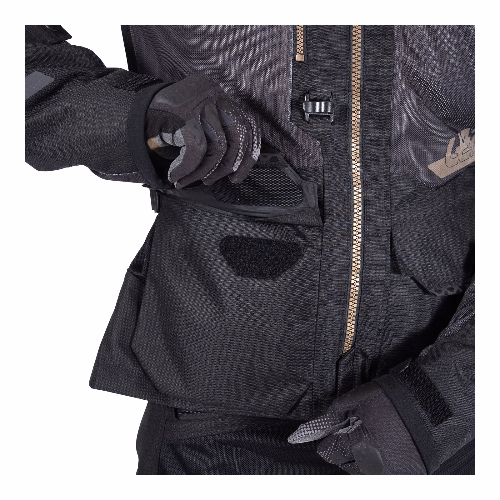 Leatt 5.5 ADV FlowTour Adventure Jackets Stealth - Image 8