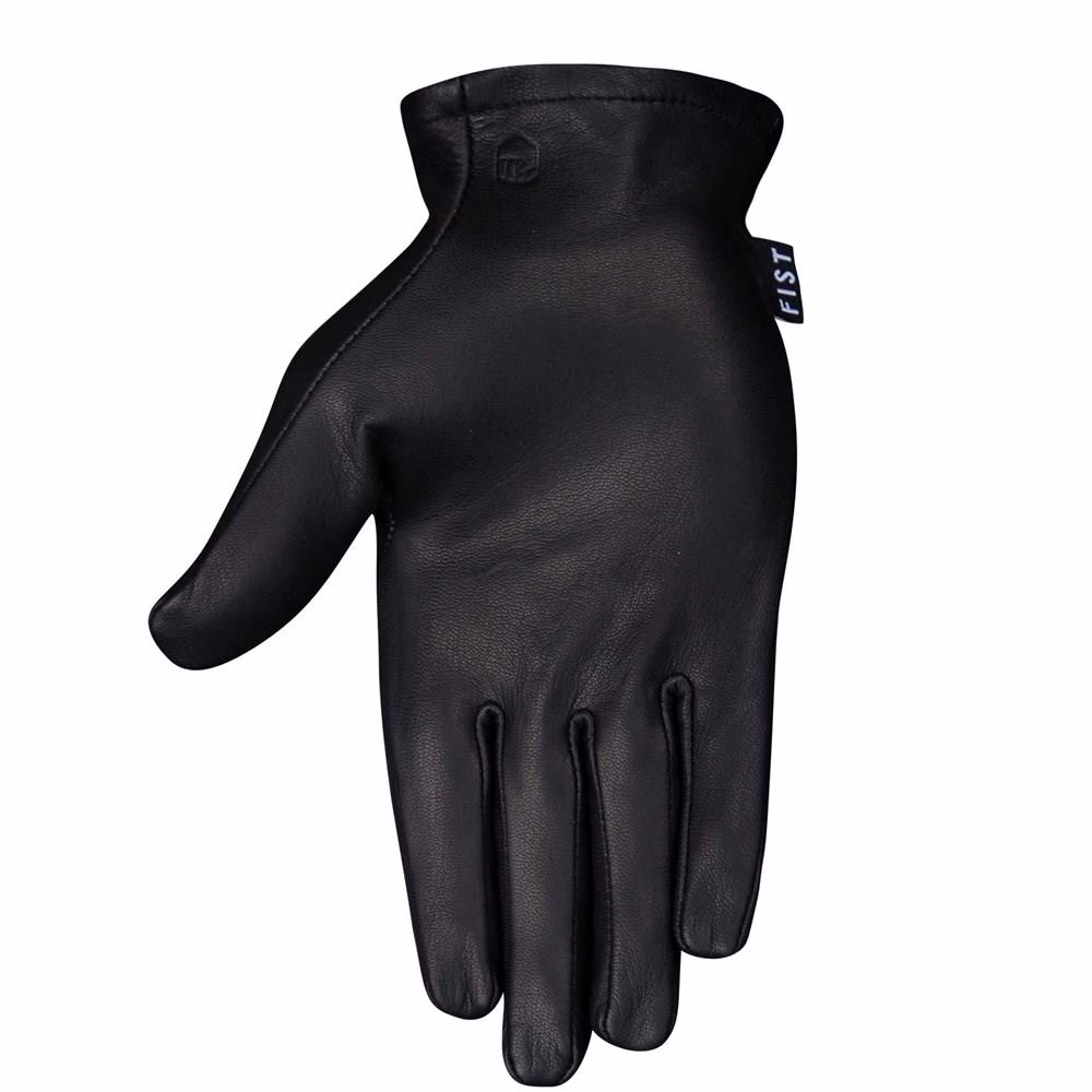 Fist The Rig Full Grain Leather Gloves Black