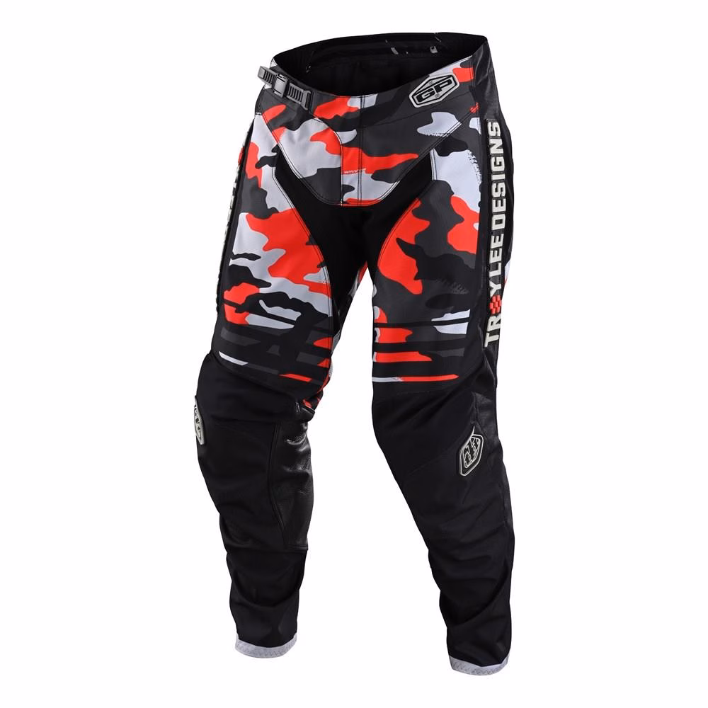 Troy Lee Designs GP Formula Motocross Pants Black / Rocket Red