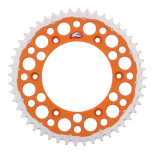 Renthal Sprocket Twinring Orange 48T Bi-metal Grooved - Image 1