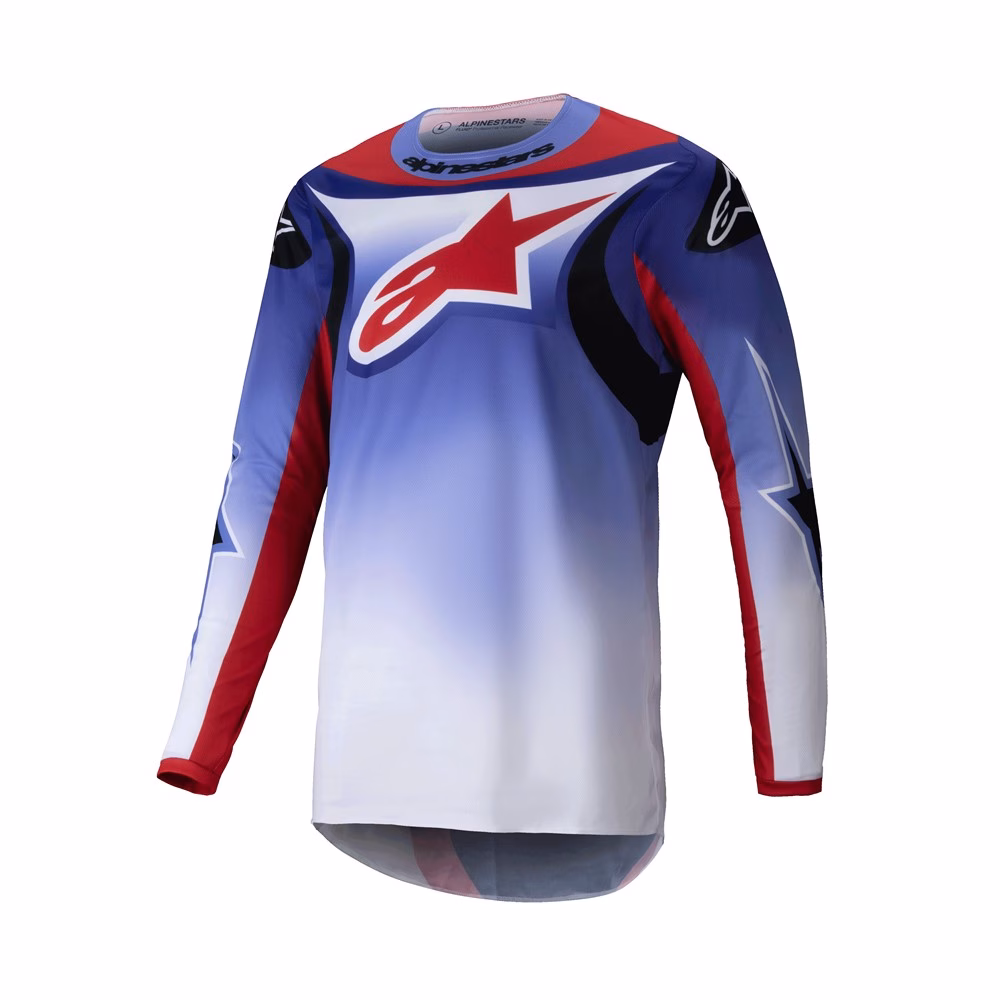 Alpinestars Fluid Wurx Motocross Jersey Purple/Bright Red