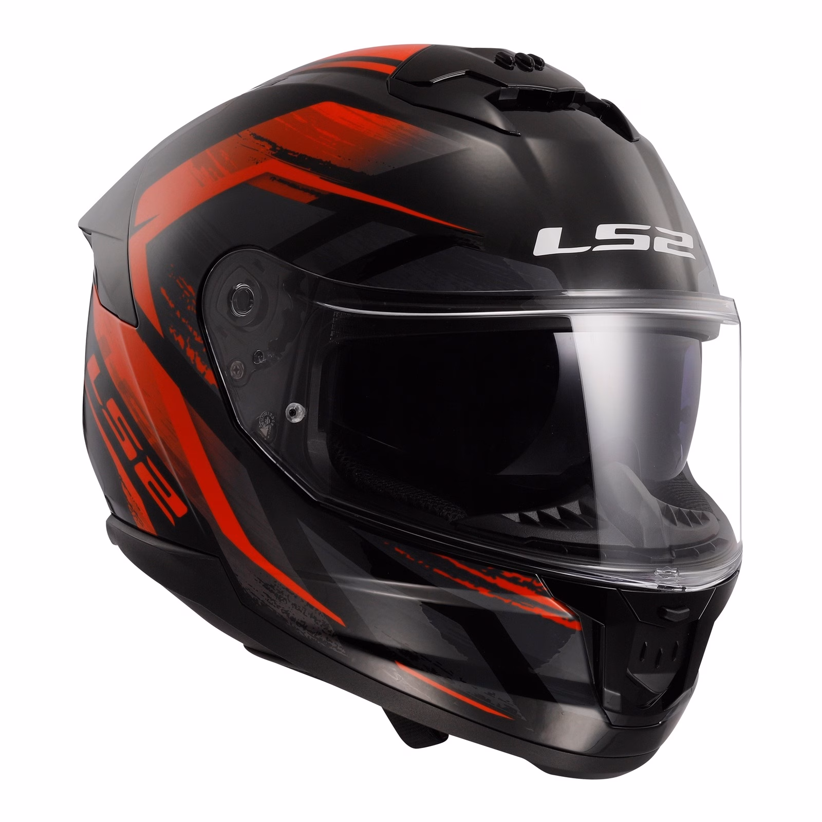 LS2 FF808 Stream II Fury Road Helmet Black / Red - Image 6