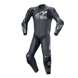 Alpinestars Missile v2 Ward 1Pc Leather Suit Black/Metal/Gray - Image 1