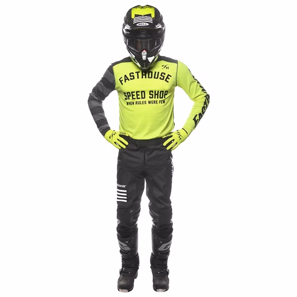 Fasthouse Carbon Eternal Motocross Jersey High-Viz/Black
