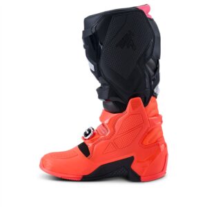 Alpinestars Tech-7 Motocross Boots Black/Red Fluoro/Pink Fluoro - Image 3