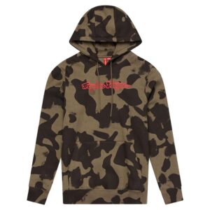 Troy Lee Designs Signature Pullover Hoodie Olive Camo - Image 2