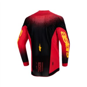 Alpinestars Supertech Scenz Motocross Jersey Red/Black/Yellow - Image 2