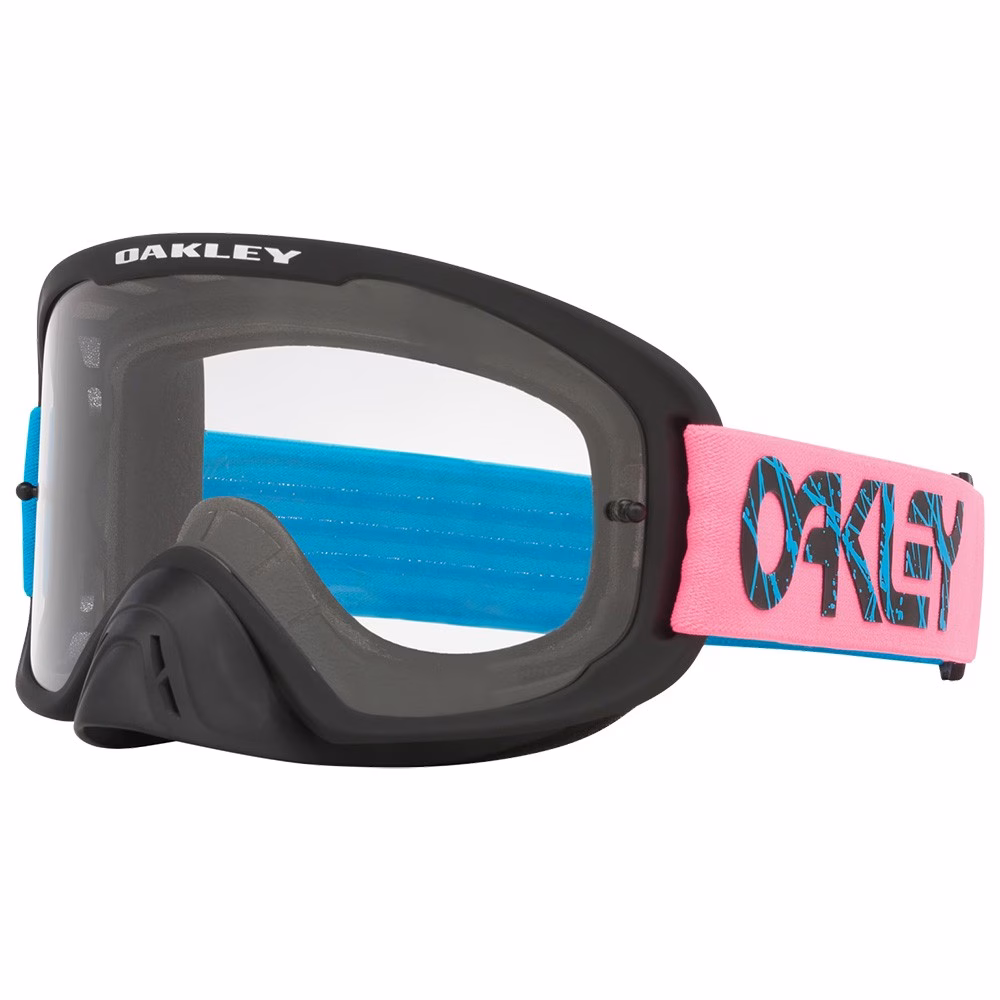 Oakley O-Frame 2.0 Pro MX Goggle 2-Stroke Blue/Pink w/ Clear Lens