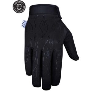 Fist Flame Frosty Fingers Cold Weather Gloves - Image 1