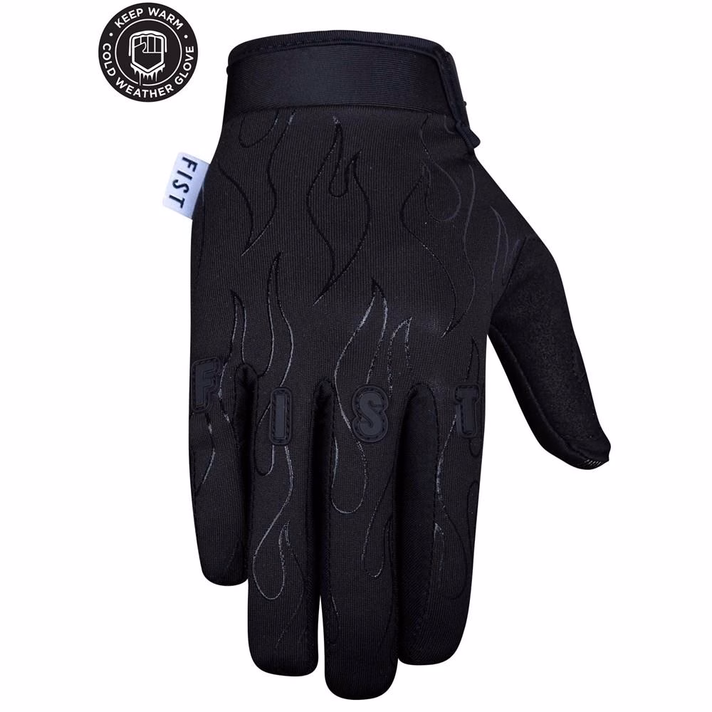 Fist Flame Frosty Fingers Cold Weather Gloves