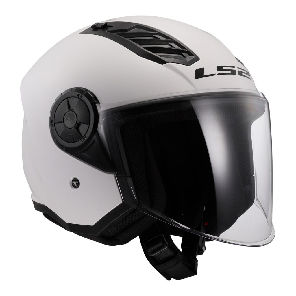 LS2 OF616 Airflow II Open Face Helmet White 06