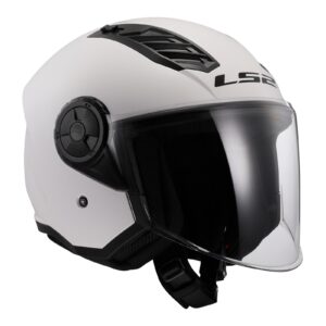 LS2 OF616 Airflow II Open Face Helmet White 06 - Image 2