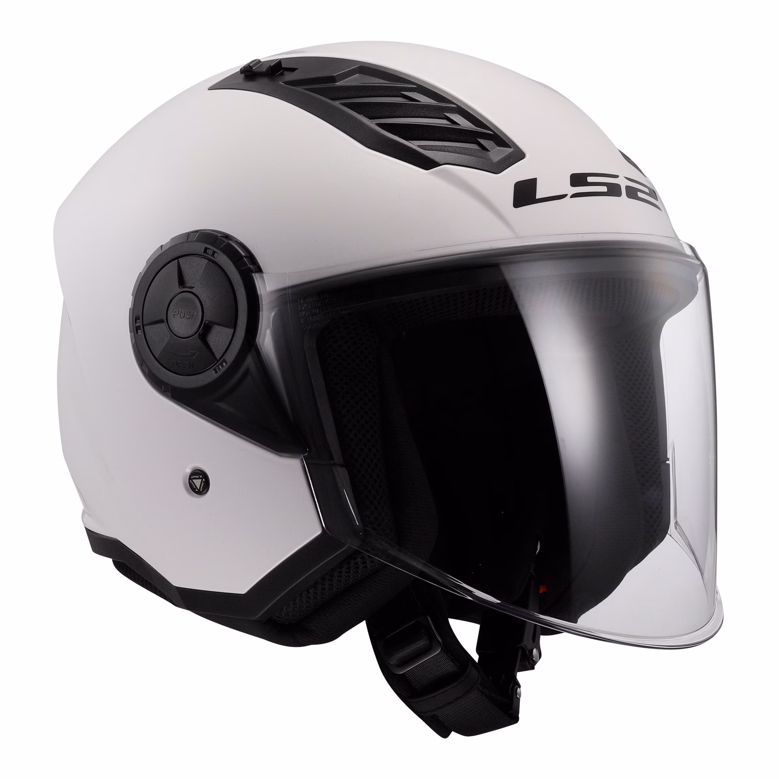 LS2 OF616 Airflow II Open Face Helmet White 06 - Image 2