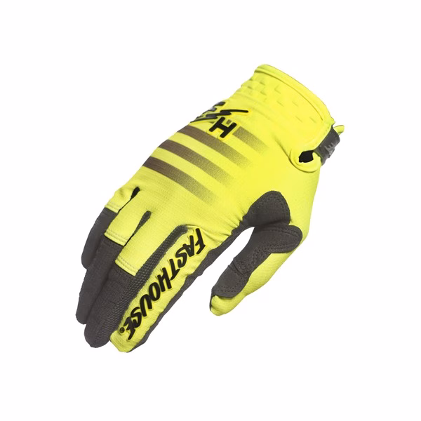 Fasthouse Elrod Hypersonic Motocross Gloves Youth High-Viz