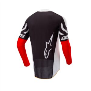 Alpinestars Techstar Deep Limited Edition Motocross Jersey Black/White/High Red - Image 2