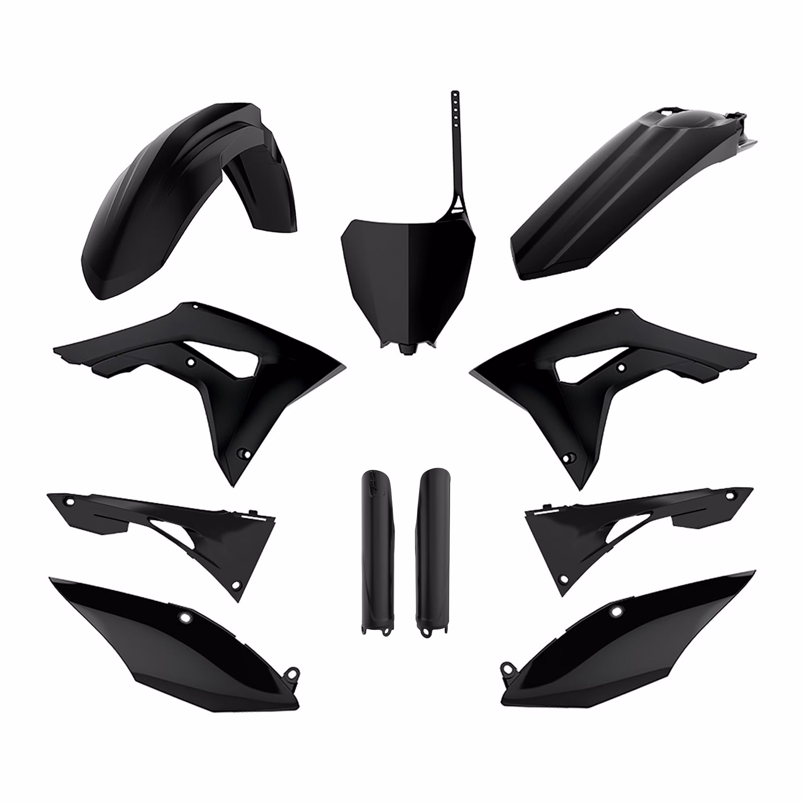 Polisport Full Kit Honda CRF250R ('18-'21) CRF450R ('17-'20) - Black - Image 1