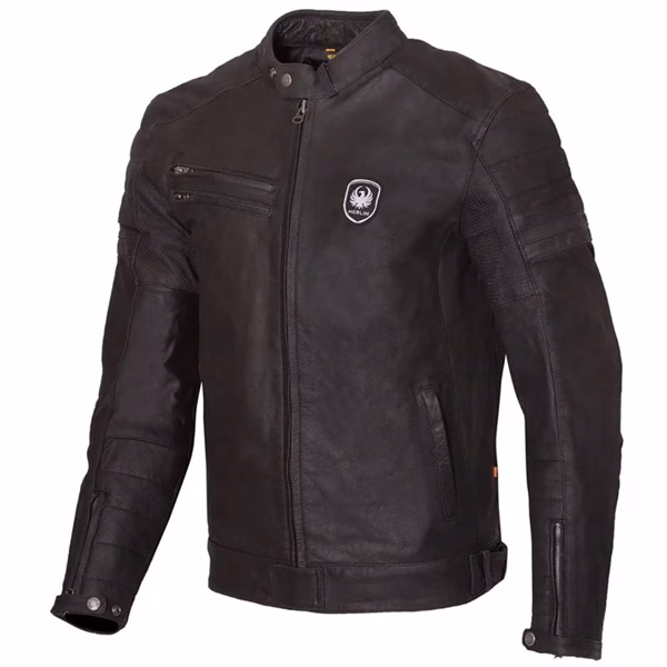 Merlin Alton II Suede Leather Road Jacket Black
