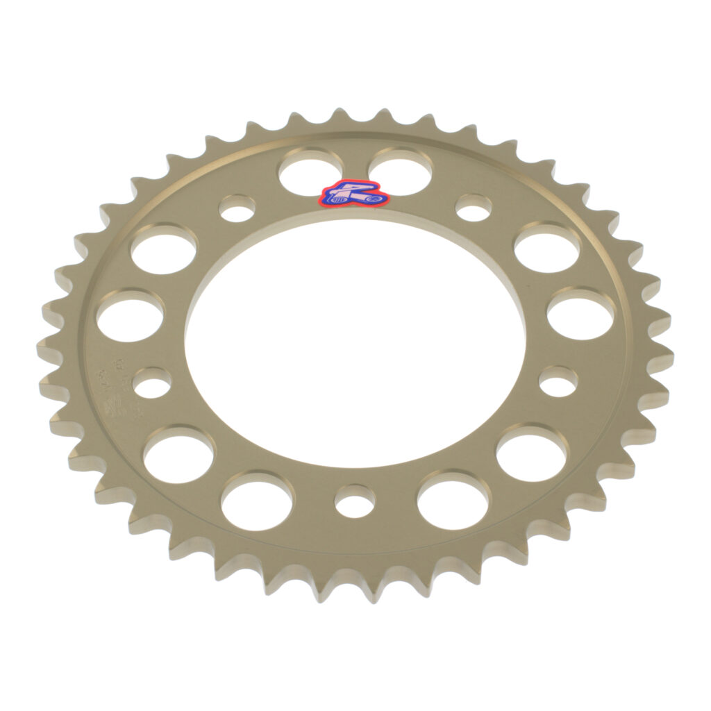 Renthal Sprocket Rear Silver 40T Alloy 7075 T6 Grooved Honda