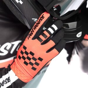 Fasthouse Elrod Formula Motocross Gloves Hyper Coral - Image 5