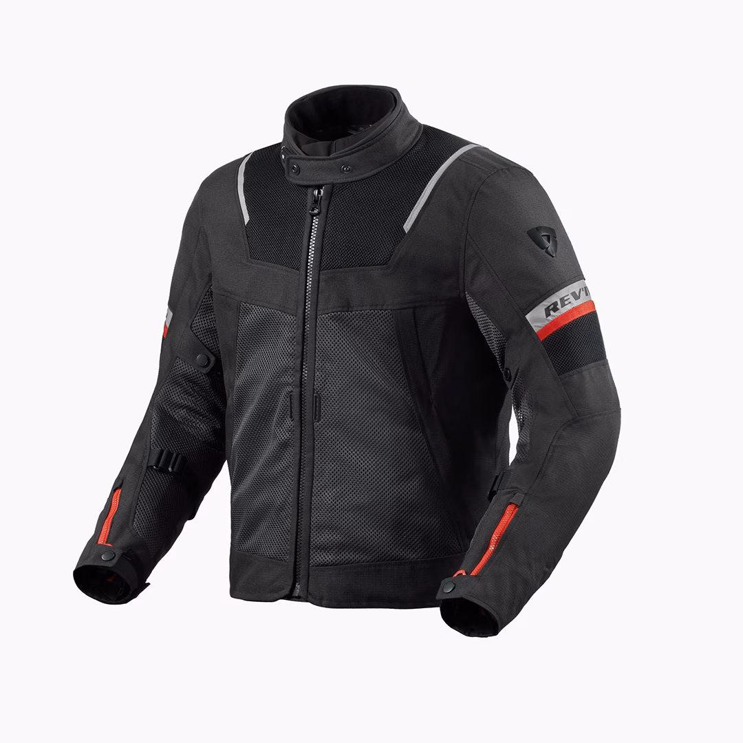REV'IT! Tornado 4 H2O Road Jacket Black-Anthracite - Image 1