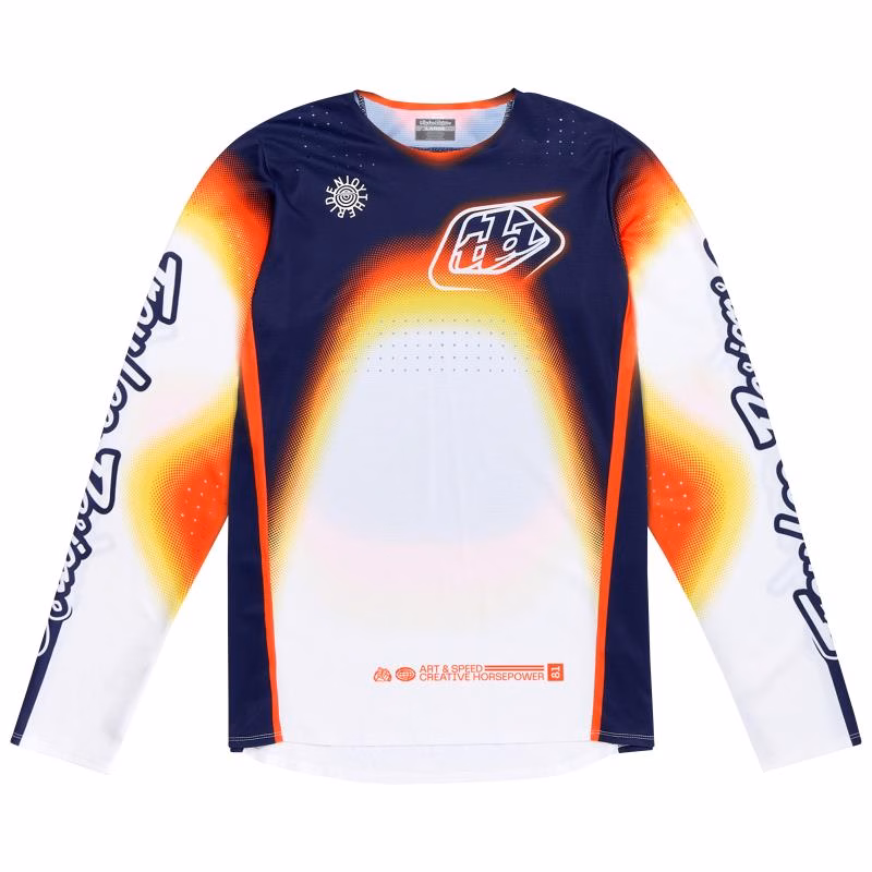 Troy Lee Designs SE Pro Array Motocross Jersey White/Navy