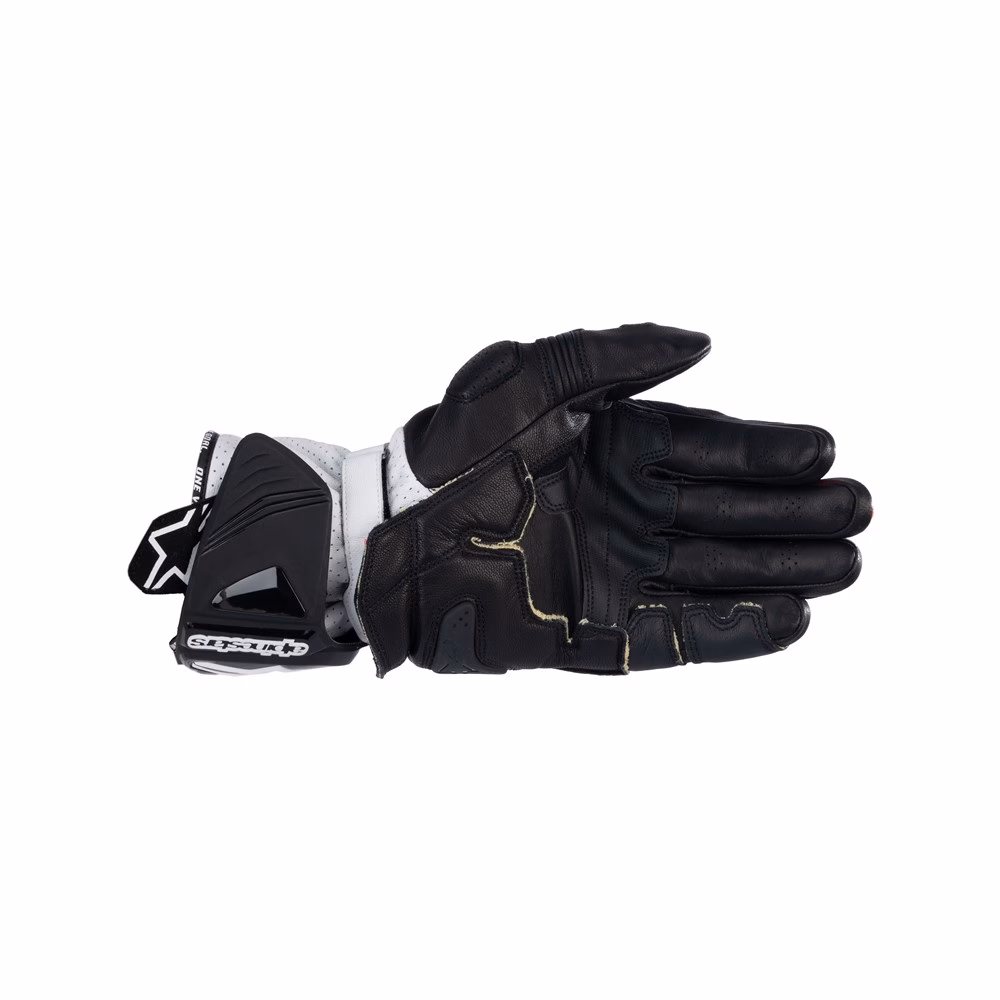 Alpinestars GP Pro R4 Road Gloves Black/Red Fluoro/White