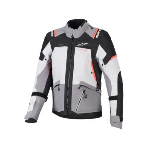 Alpinestars Stella Andes v4 Drystar Adventure Jacket Ladies Dark Gray/Ice Gray/Black/Fluoro Coral - Image 1